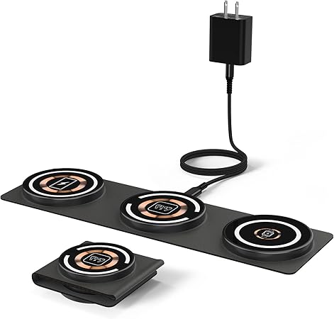 3-in-1 Foldable Wireless Fast Charger – Charge Phone, Watch & Earbuds