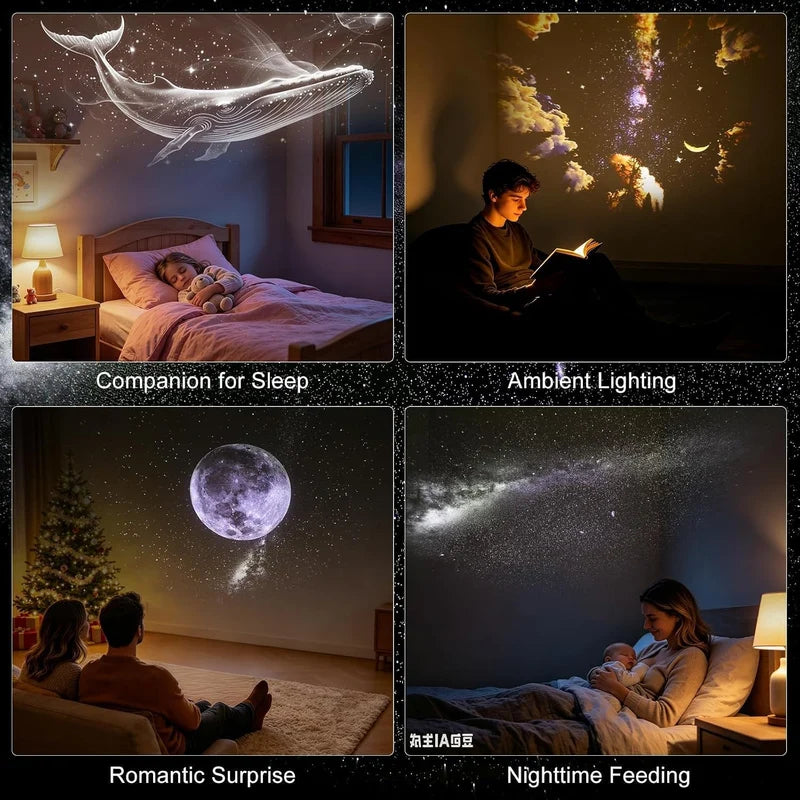 Starry Sky USB Projection Night Lamp – Ambient Room Lighting