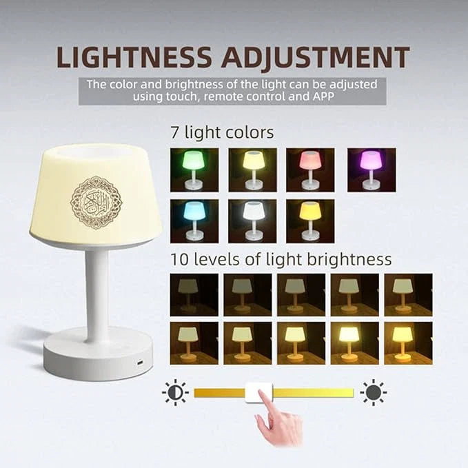 Telawah Quran Speaker Desk Lamp – 2-in-1 Lamp & Quran Player