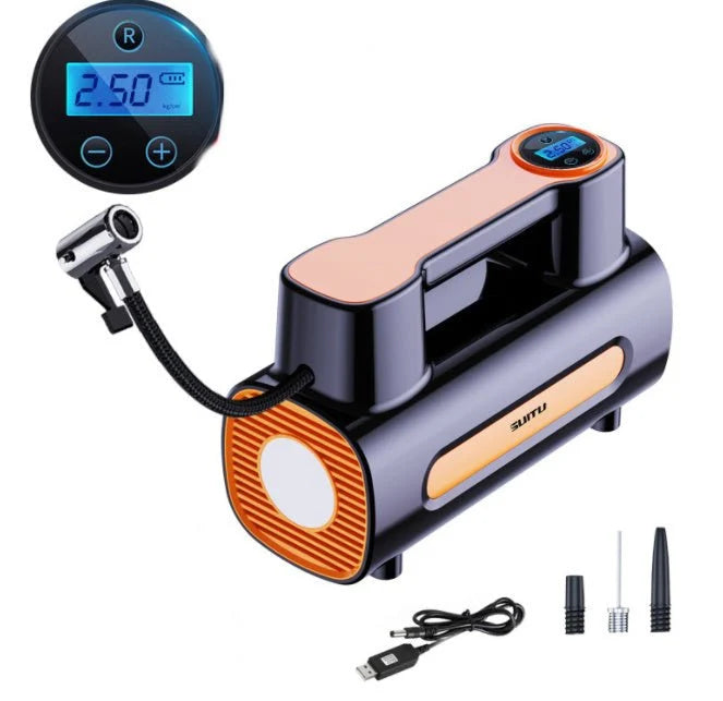 Portable 12V Tire Inflator – Fast Digital Air Compressor for Cars